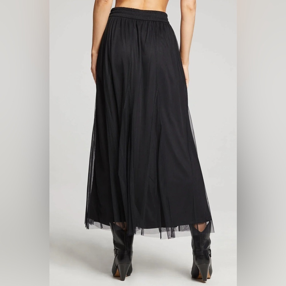 Saltwater Luxe | black Damon maxi skirt tulle whimsigoth fairy elegant (M) NWT - Picture 2 of 6